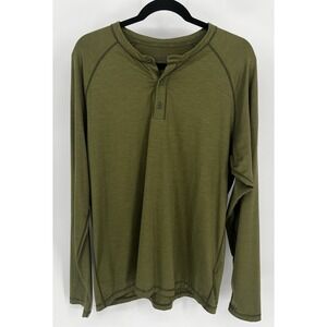 Sitka Gear Insect Shield Mens Henley Shirt  Polygiene Style 80022 Sz LG